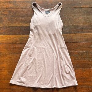 Elegant Sleeveless Tan Dress